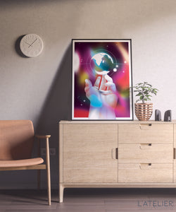 Affiche, 50x70 cm, WORLD –  collection COSMOS